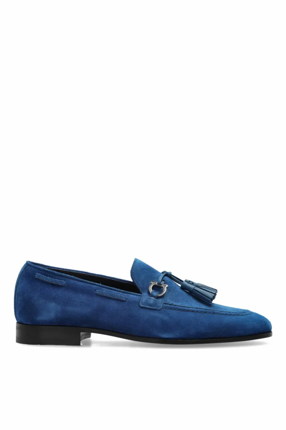 FERRAGAMO NIEBIESKI Buty `Basilea`