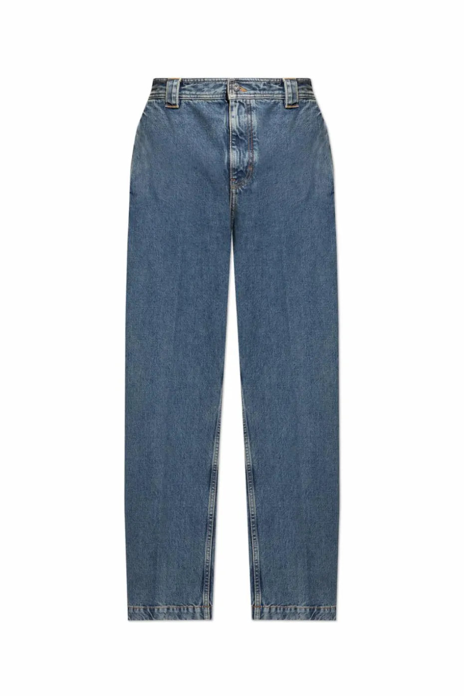 FERRAGAMO NIEBIESKI Jeansy z prostymi nogawkami