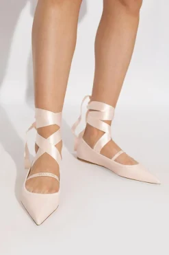 FERRAGAMO RÓŻOWY Baleriny `Carice`
