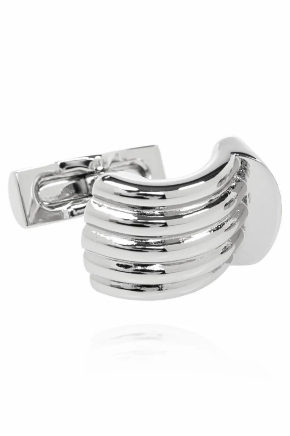 FERRAGAMO SREBRNY Spinki do mankiet