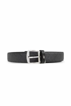 FERRAGAMO SZARY Dwustronny pasek