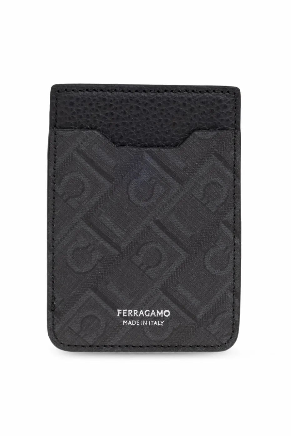 FERRAGAMO SZARY Etui na karty MagSafe