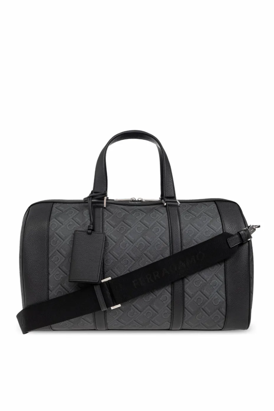 FERRAGAMO SZARY Torba podręczna