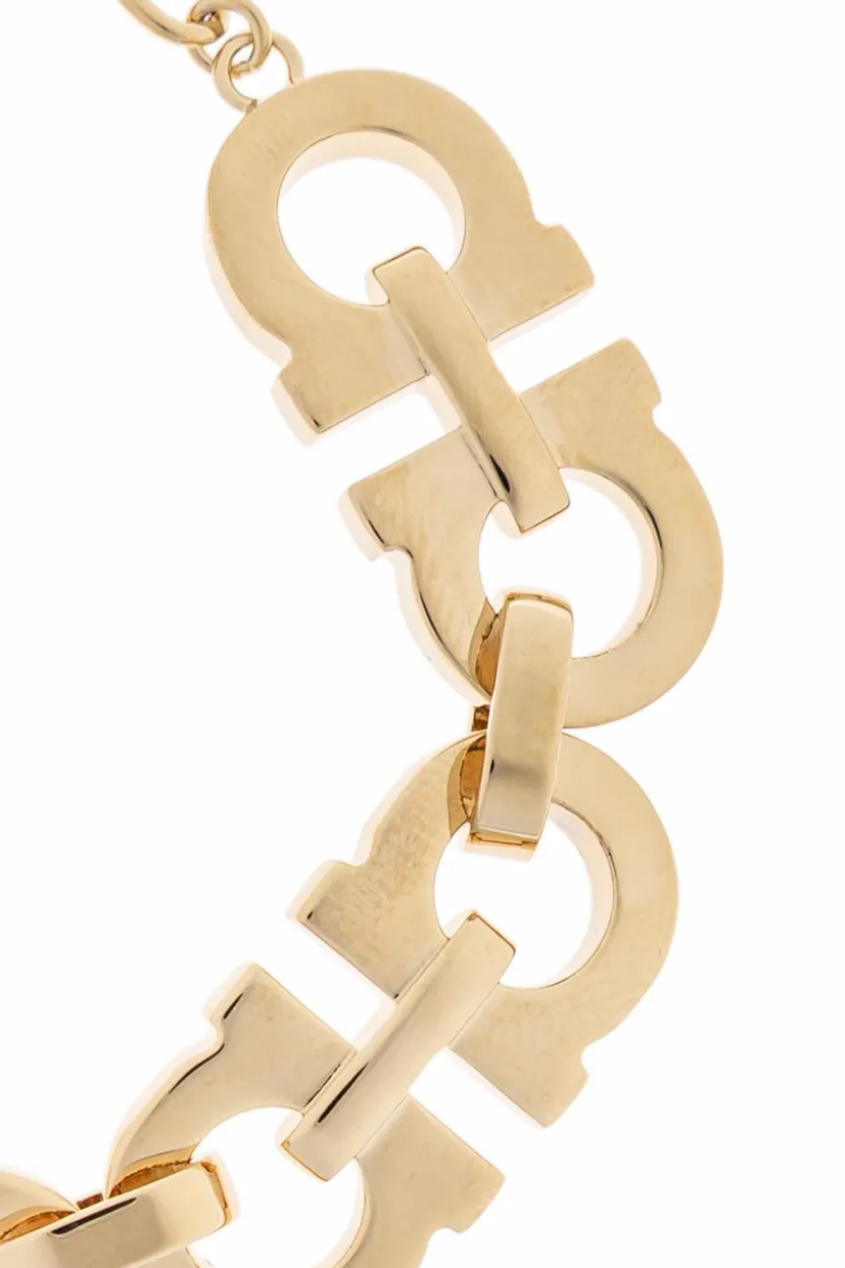 FERRAGAMO ZŁOTY Bransoleta z logo