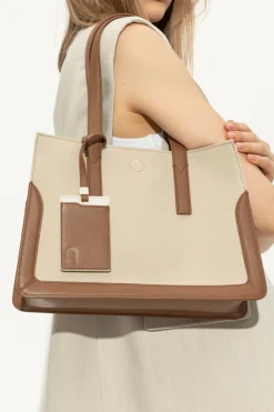 Furla beżowy Torba `Baia Medium` typu `shopper`