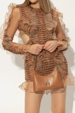 Furla BRĄZOWY Torba na ramię `Diamante Mini`