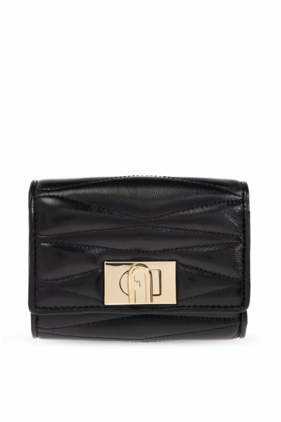 Furla CZARNY Portfel `1927 M Compact`