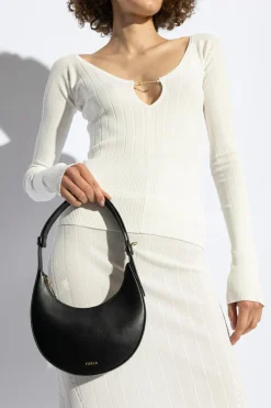 Furla CZARNY Torba na ramię `Delizia Mini`
