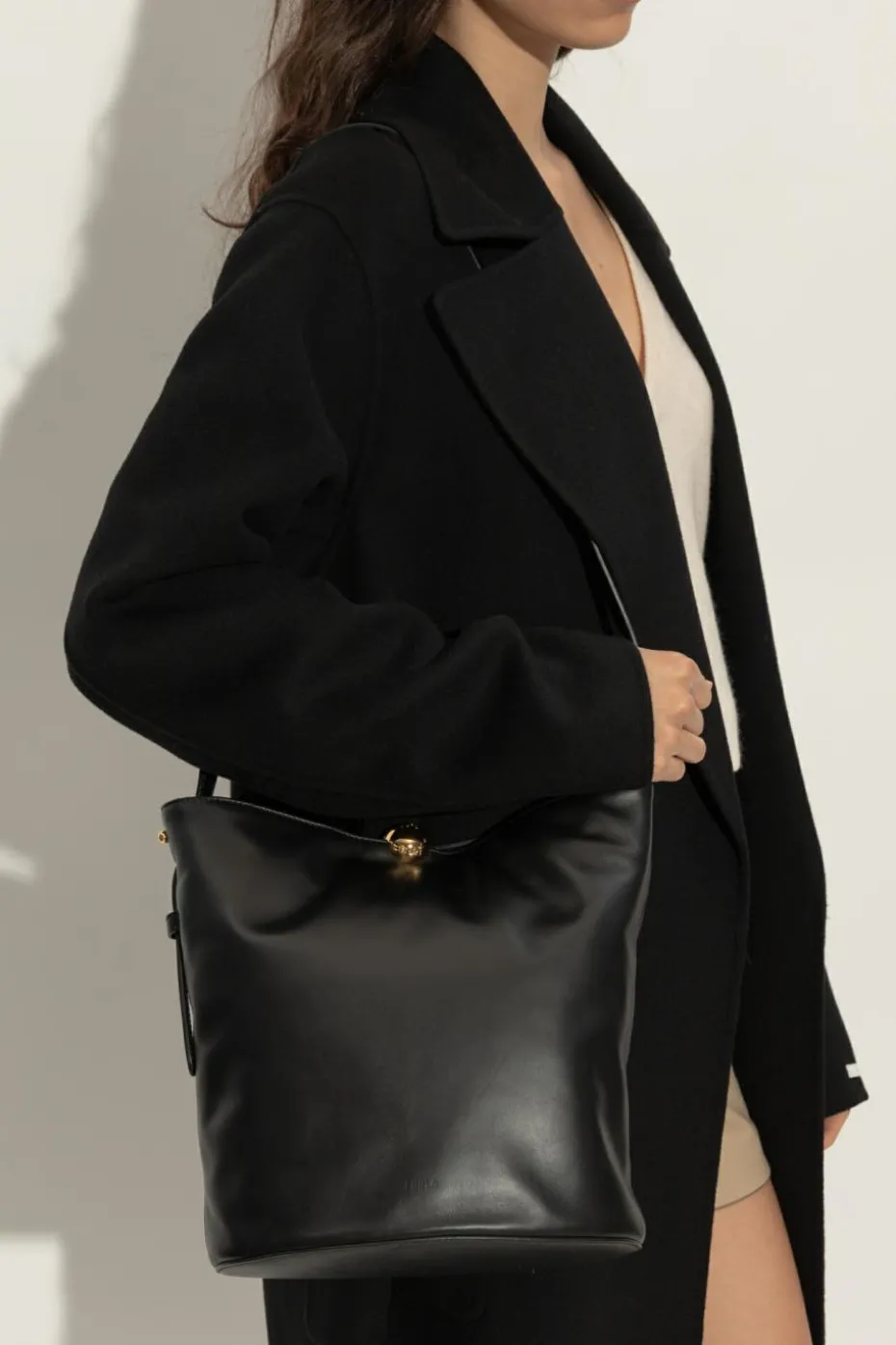 Furla CZARNY Torba na ramię `Sfera Soft Medium`