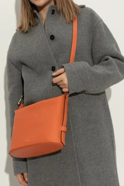 Furla POMARAŃCZOWY Torba na ramię `Nuvola Medium`