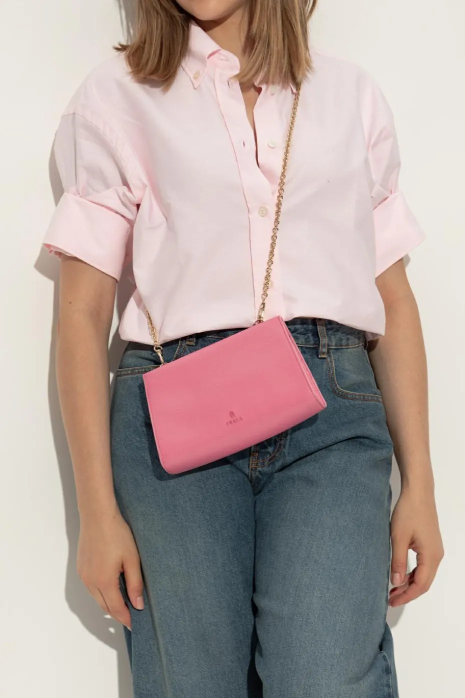 Furla RÓŻOWY Torba na ramię `Myfurla Mini`