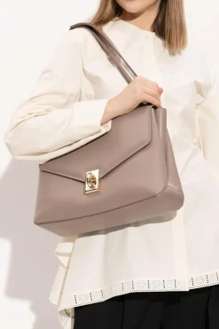 Furla SZARY Torba na ramię `Meridiana`