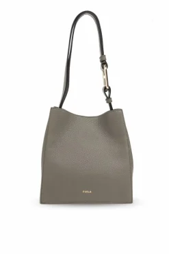 Furla SZARY Torba na ramię `Nuvola Mini` typu `bucket`