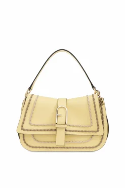 Furla ŻÓŁTY Torba na ramię `Flow Medium`