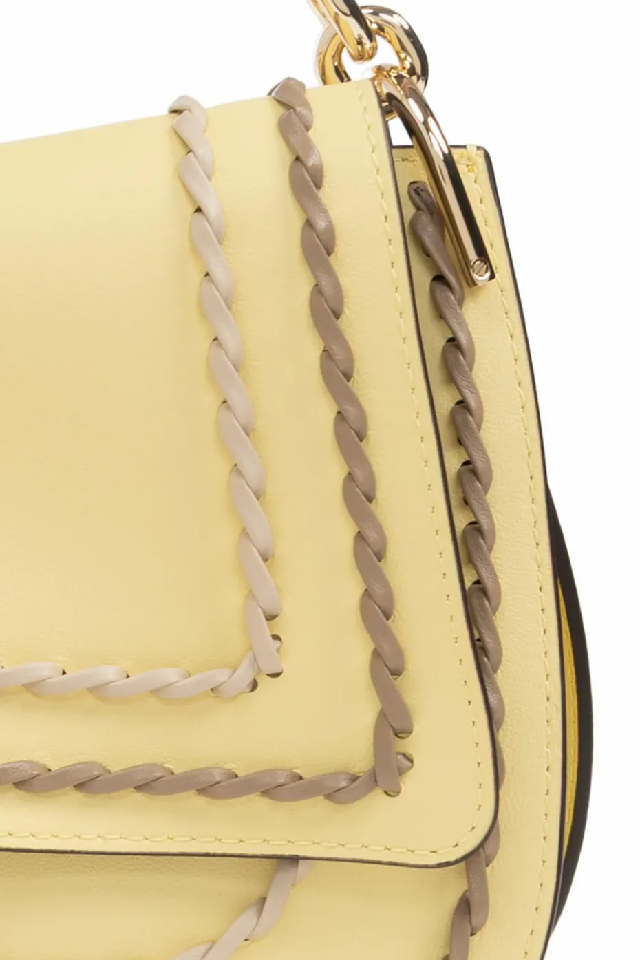 Furla ŻÓŁTY Torba na ramię `Flow Medium`
