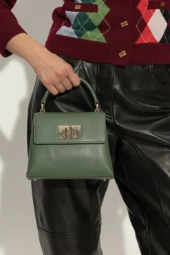 Furla ZIELONY Torba do ręki `1927 Mini`