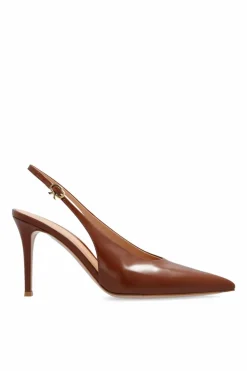 Gianvito Rossi BRĄZOWY Buty na obcasie `Robbie`