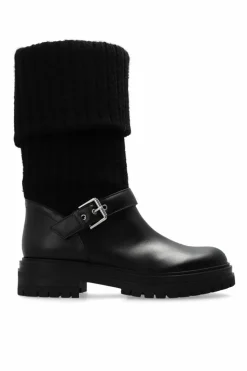 Gianvito Rossi CZARNY Skórzane buty ‘Thurso’