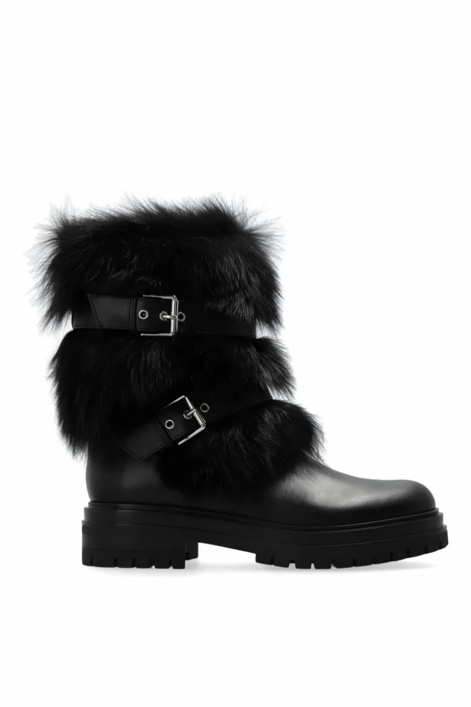 Gianvito Rossi CZARNY Skórzane buty ‘Maverick’