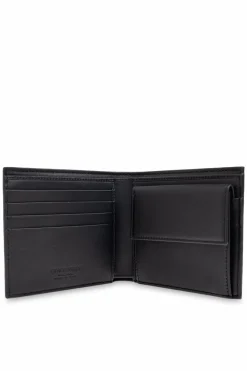 Giorgio Armani CZARNY Portfel z logo
