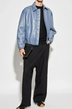 Giorgio Armani CZARNY Sweter z okrągłym dekoltem