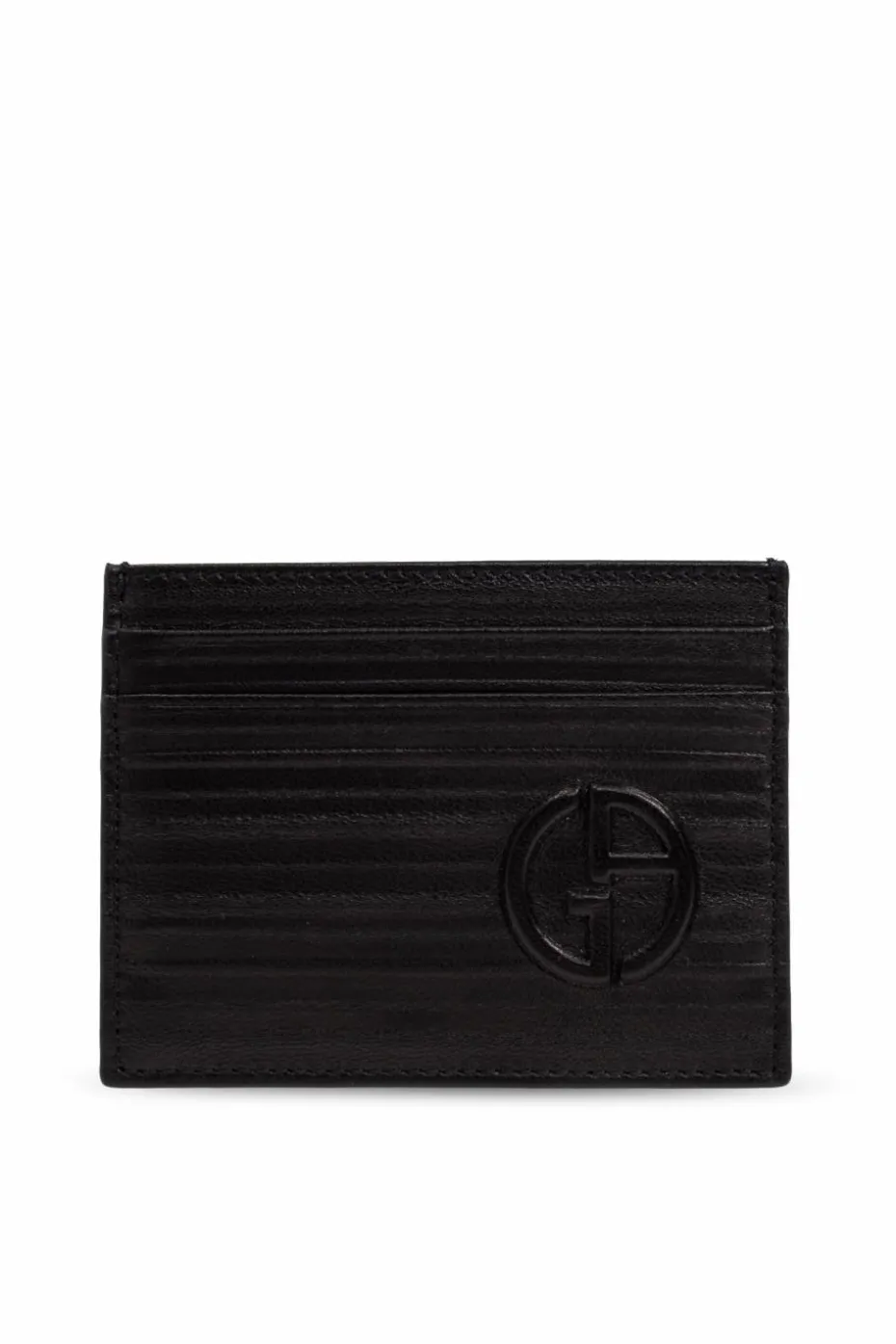 Giorgio Armani CZARNY Zestaw: etui na karty oraz brelok