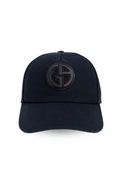 Giorgio Armani GRANATOWY Czapka z daszkiem