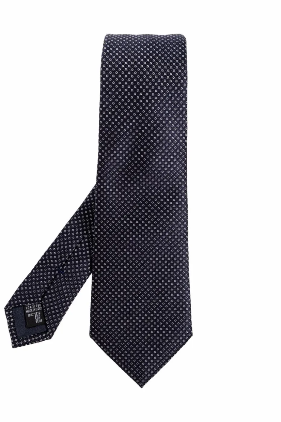 Giorgio Armani GRANATOWY Jedwabny krawat