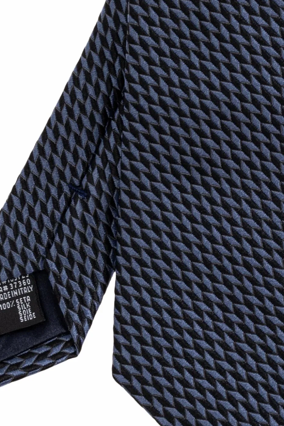 Giorgio Armani GRANATOWY Jedwabny krawat