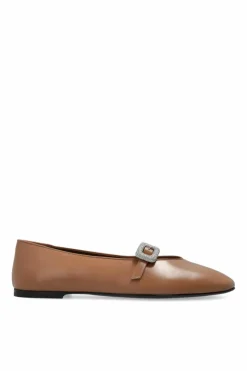 Giuseppe Zanotti beżowy Baleriny `Amanda`