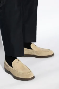 Giuseppe Zanotti beżowy Buty `Berth` typu loafers`