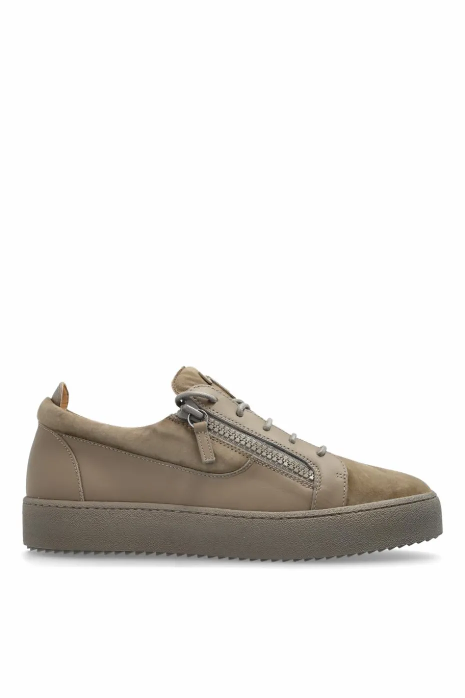 Giuseppe Zanotti beżowy Zamszowe buty sportowe
