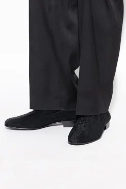 Giuseppe Zanotti CZARNY Buty typu `loafers` z połyskującymi kryształami