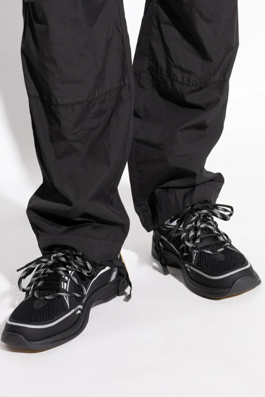 Giuseppe Zanotti CZARNY Buty sportowe `Inox`
