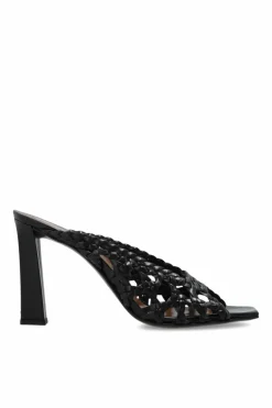 Giuseppe Zanotti CZARNY Klapki na obcasie `Mya`