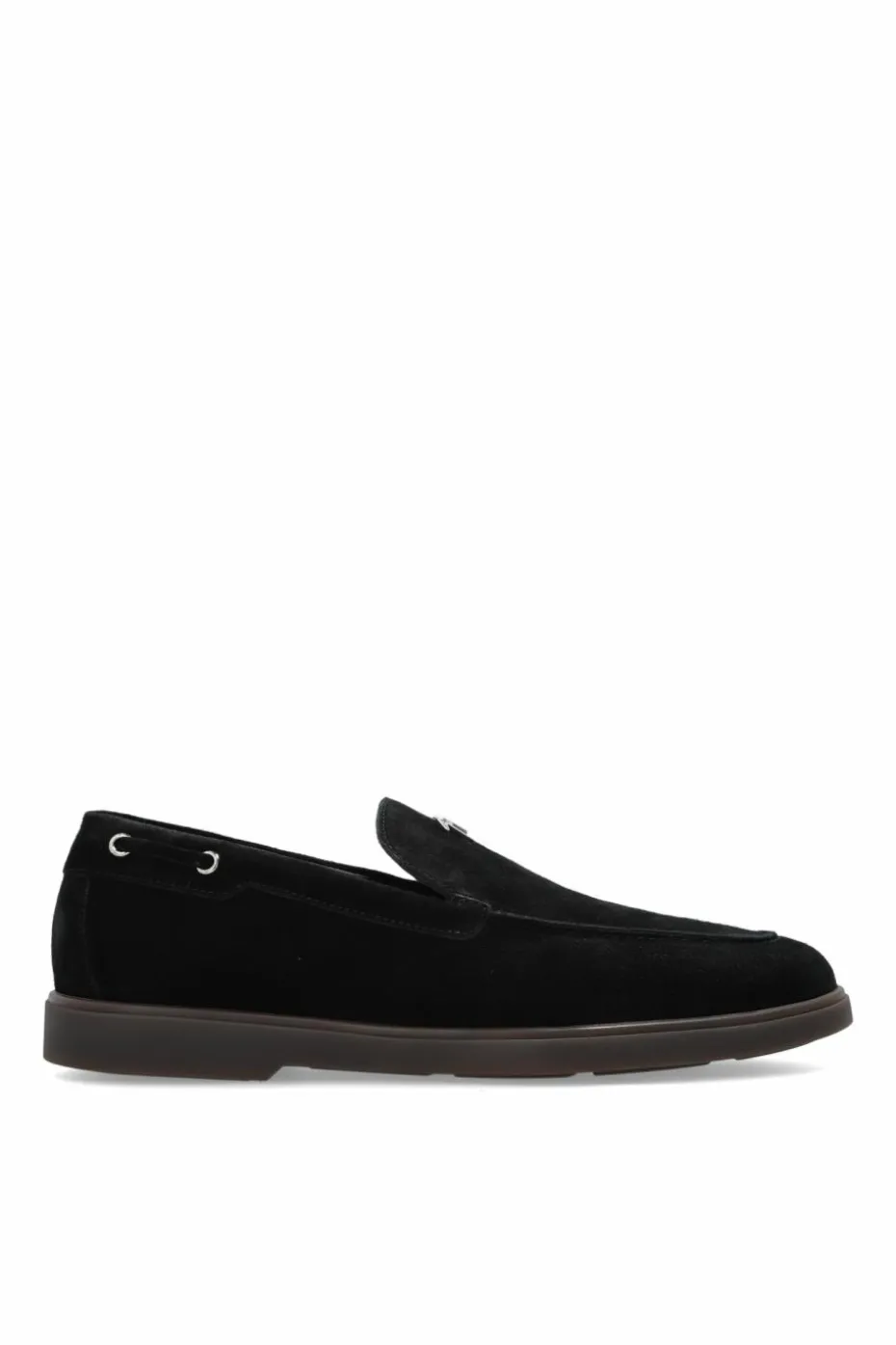 Giuseppe Zanotti CZARNY Zamszowe buty