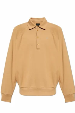 Givenchy beżowy Bluza polo z logo
