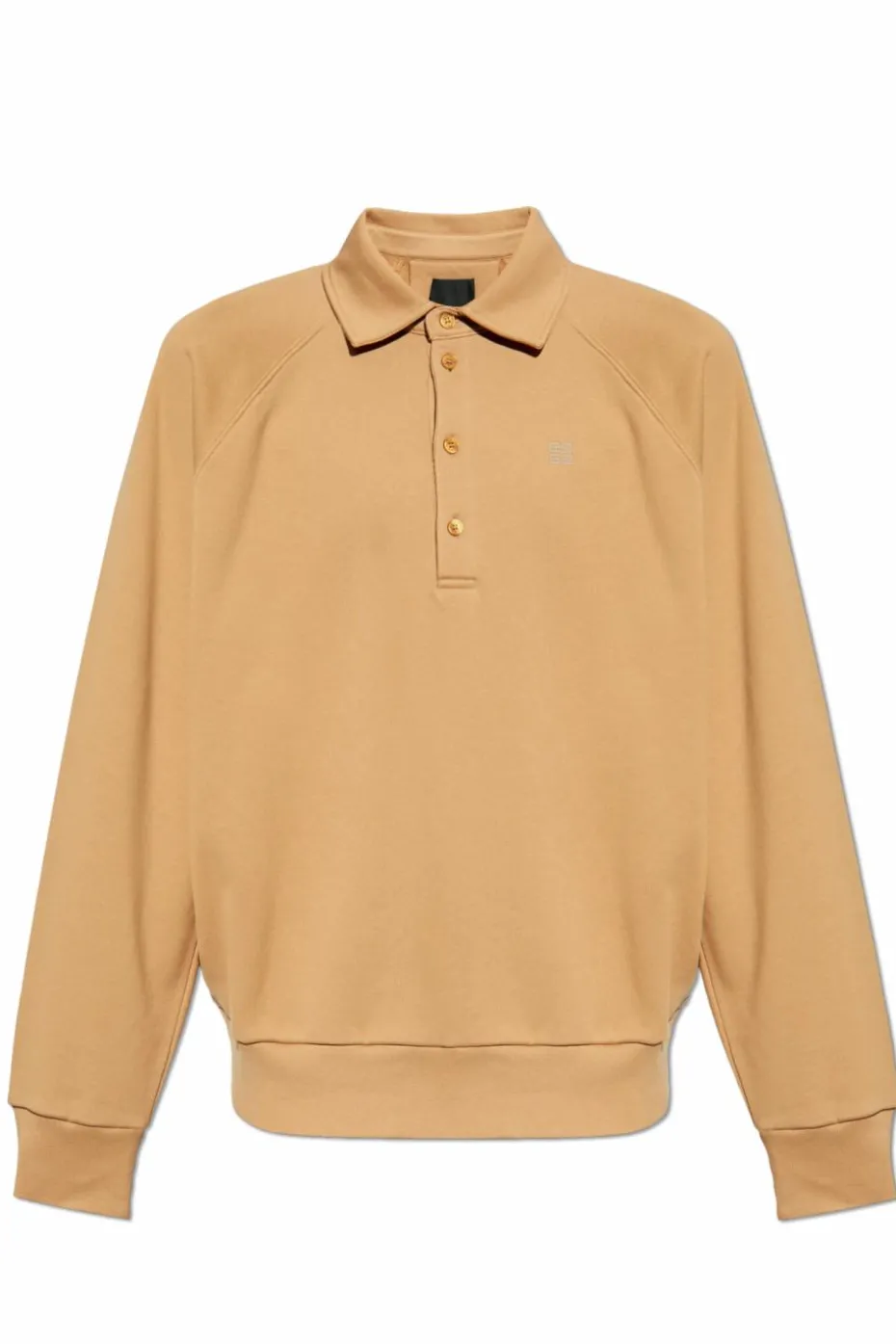 Givenchy beżowy Bluza polo z logo