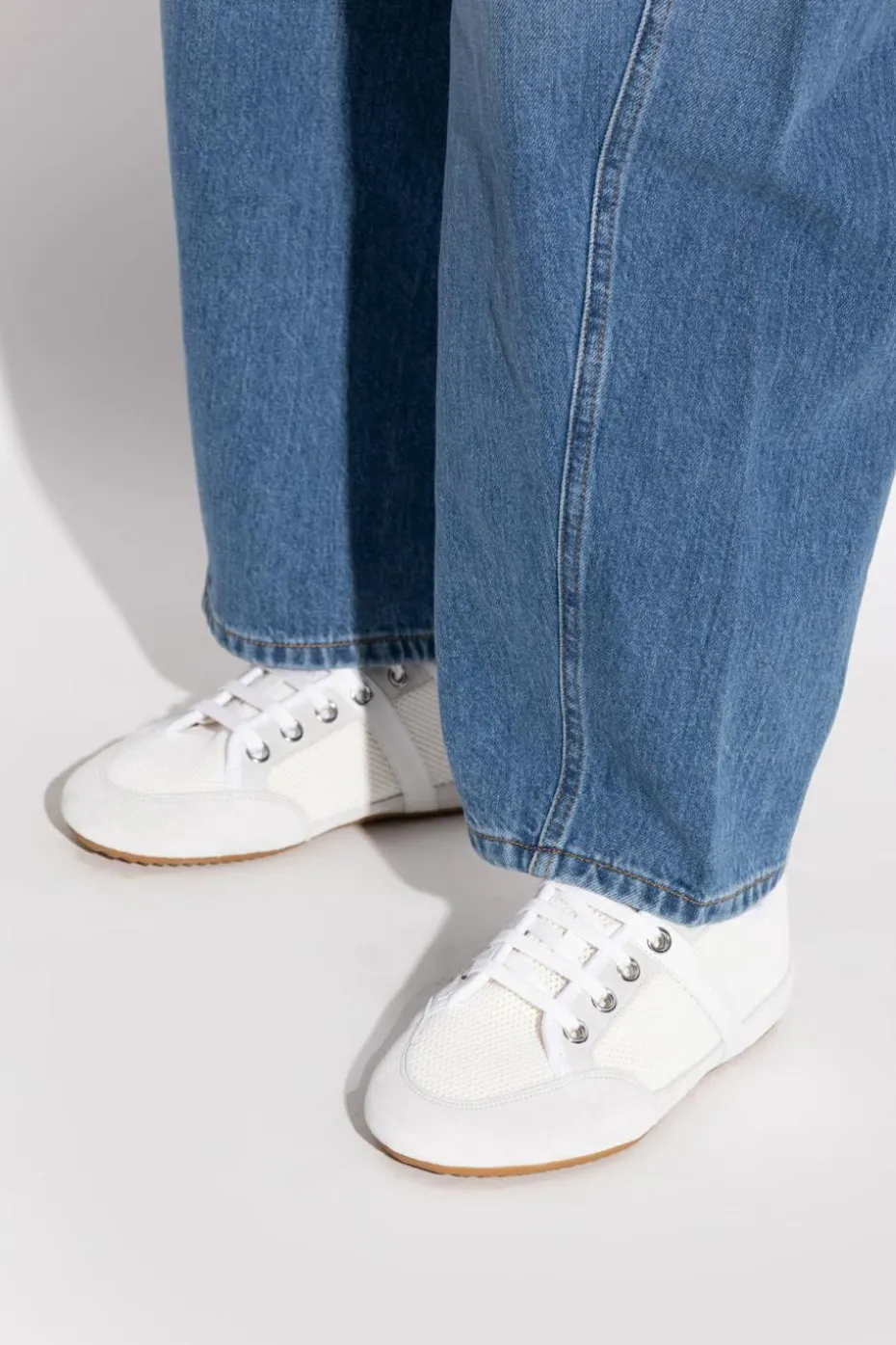 Givenchy BIAŁY Buty sportowe z logo