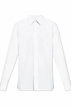 Givenchy BIAŁY Koszula z wyszytym logo