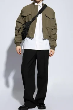 Givenchy BIAŁY Koszula z wyszytym logo