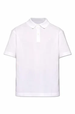 Givenchy BIAŁY Polo z monogramem