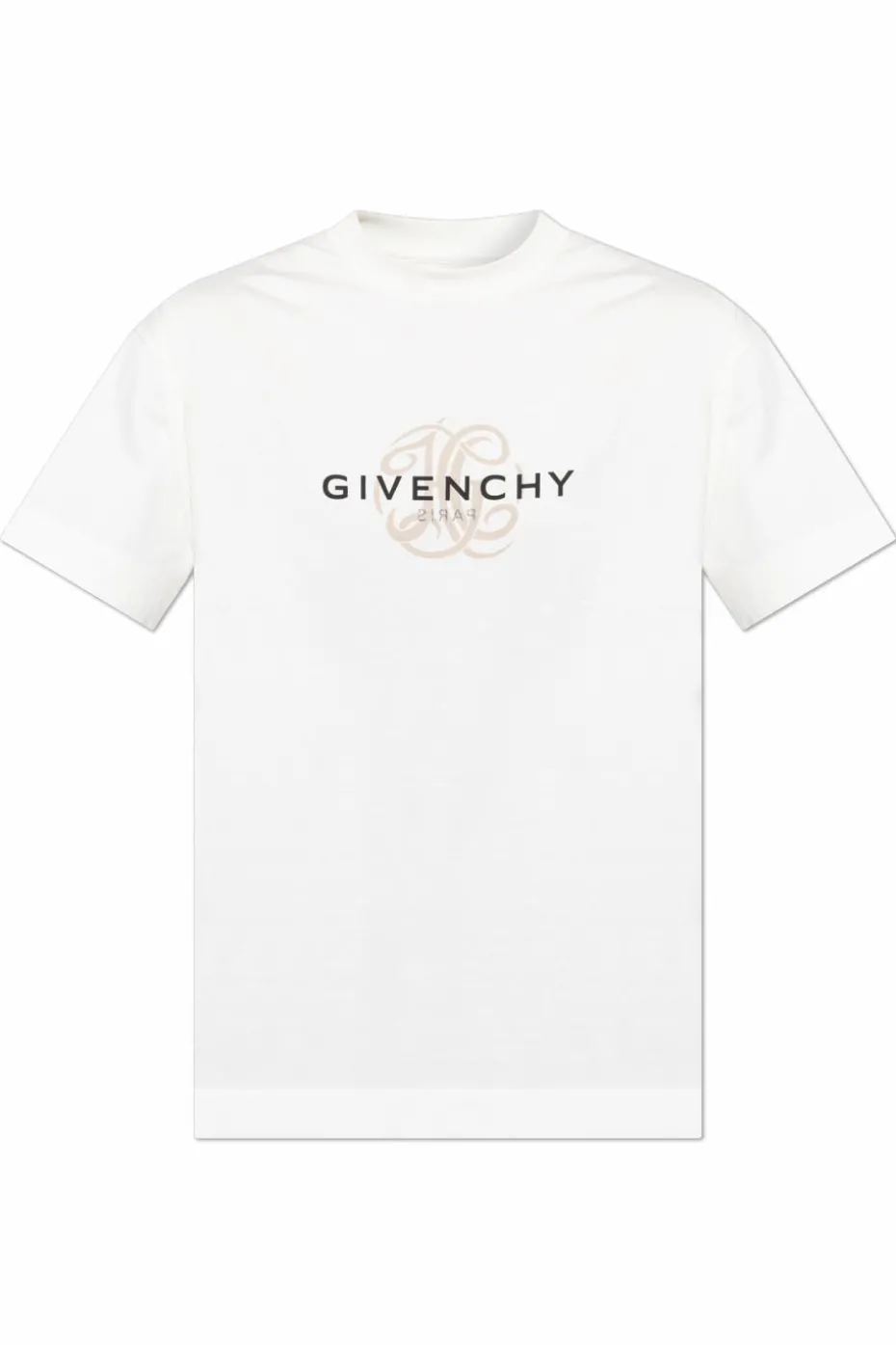 Givenchy BIAŁY T-shirt z logo