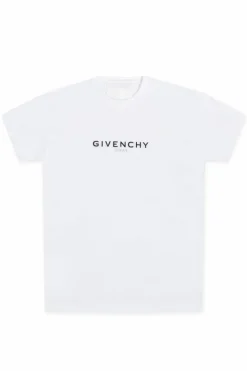 Givenchy BIAŁY T-shirt z logo