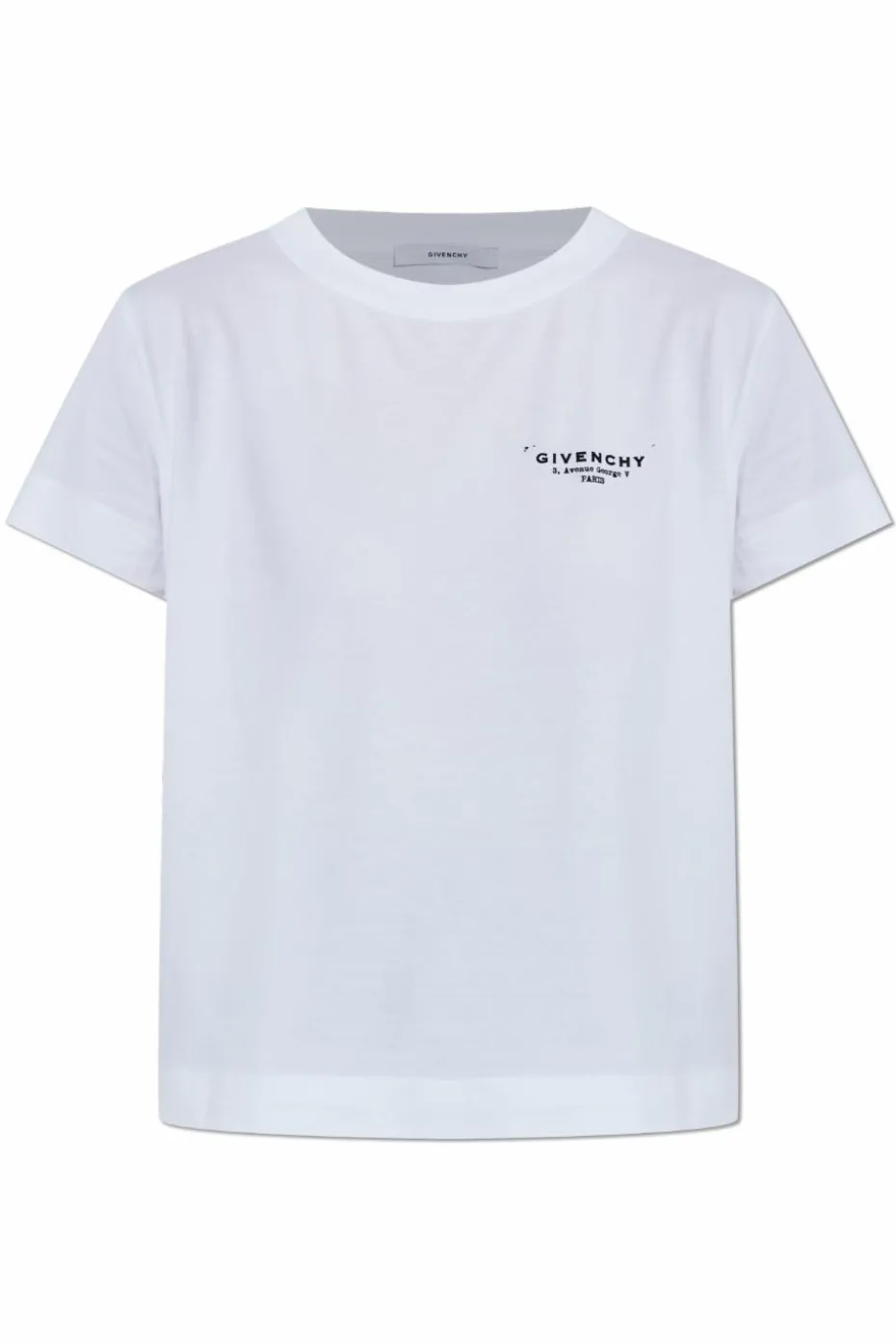 Givenchy BIAŁY T-shirt z nadrukowanym logo