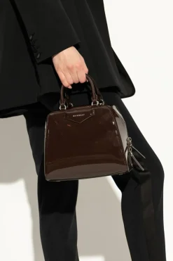 Givenchy BRĄZOWY Torba do ręki `Antigona Cube Mini`