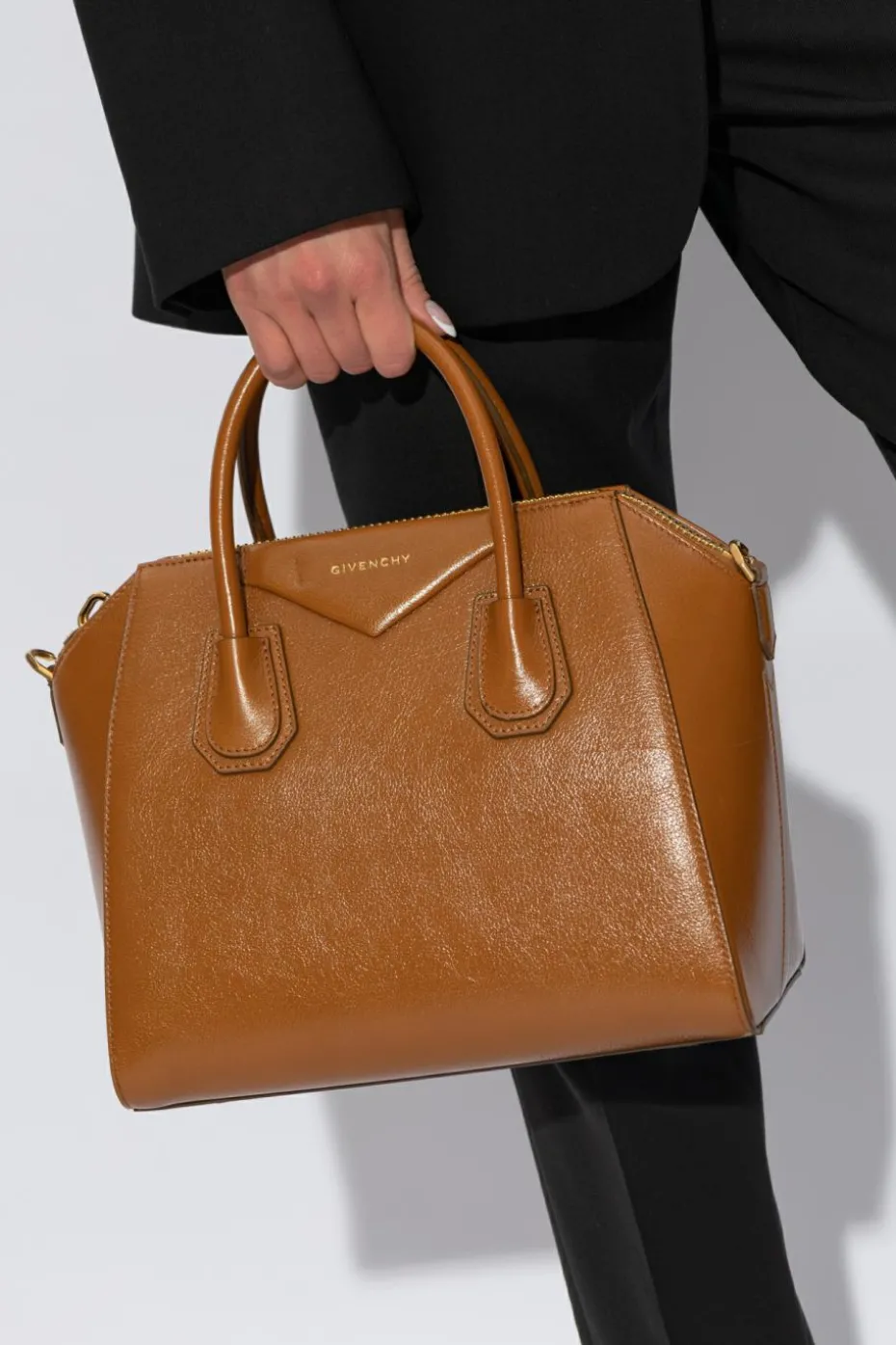 Givenchy BRĄZOWY Torba na ramię ‘Antigona Small’