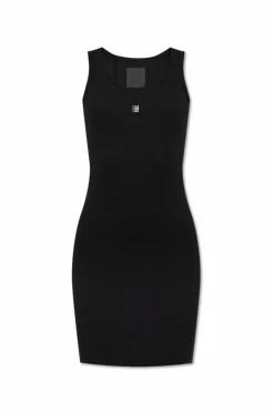 Givenchy CZARNY Bawełniana sukienka