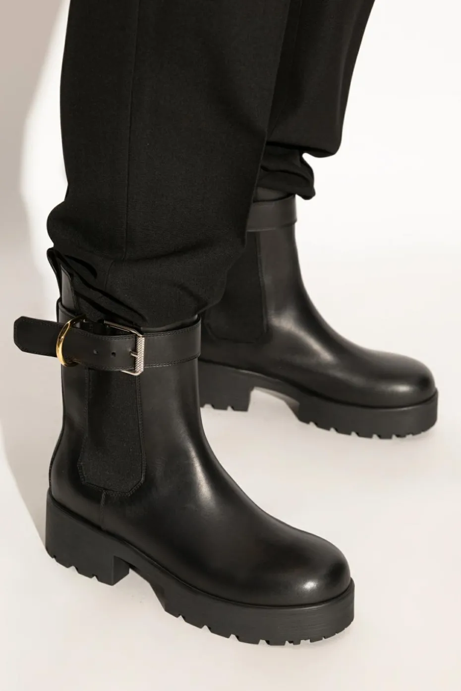 Givenchy CZARNY Botki z logo
