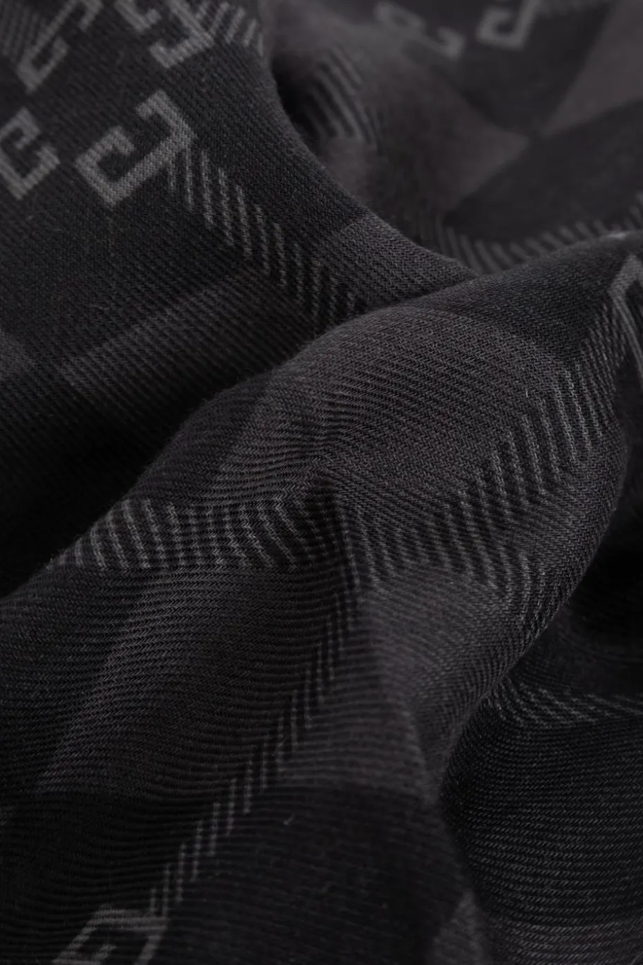 Givenchy CZARNY Chusta z monogramem